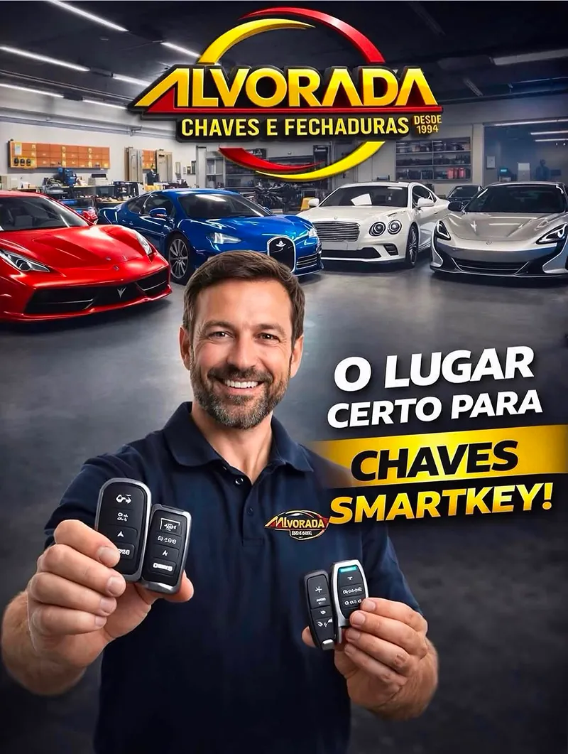 Chaveiro em Joinville com chaves smartkey e telecomandos para carros de diversas marcas e modelos.